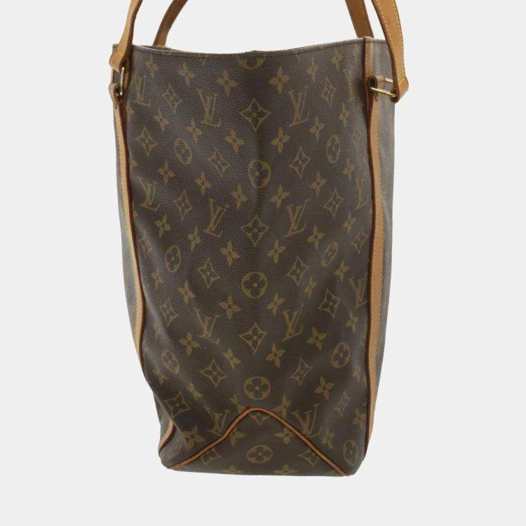 Brown Louis Vuitton Monogram Sac Shopping Tote Bag
