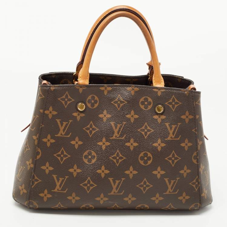 Pre Owned Louis Vuitton Monogram Canvas Montaigne BB Bag
