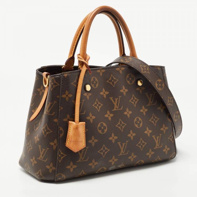 Pre Owned Louis Vuitton Monogram Canvas Montaigne BB Bag