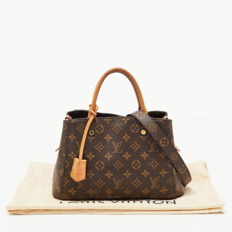 Pre Owned Louis Vuitton Monogram Canvas Montaigne BB Bag