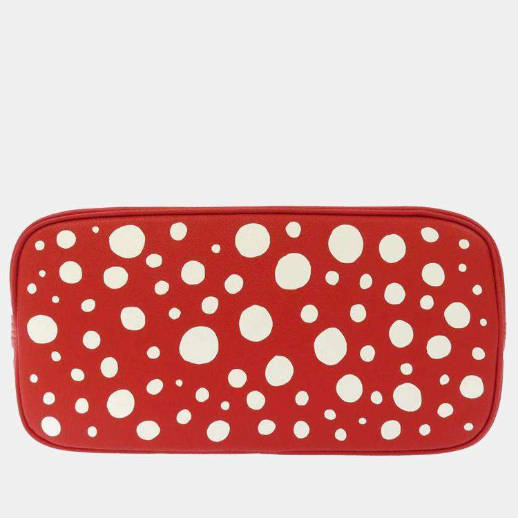 Pre Owned Louis Vuitton x Yayoi Kusama Red Dots Monogram Neverfull MM Bag