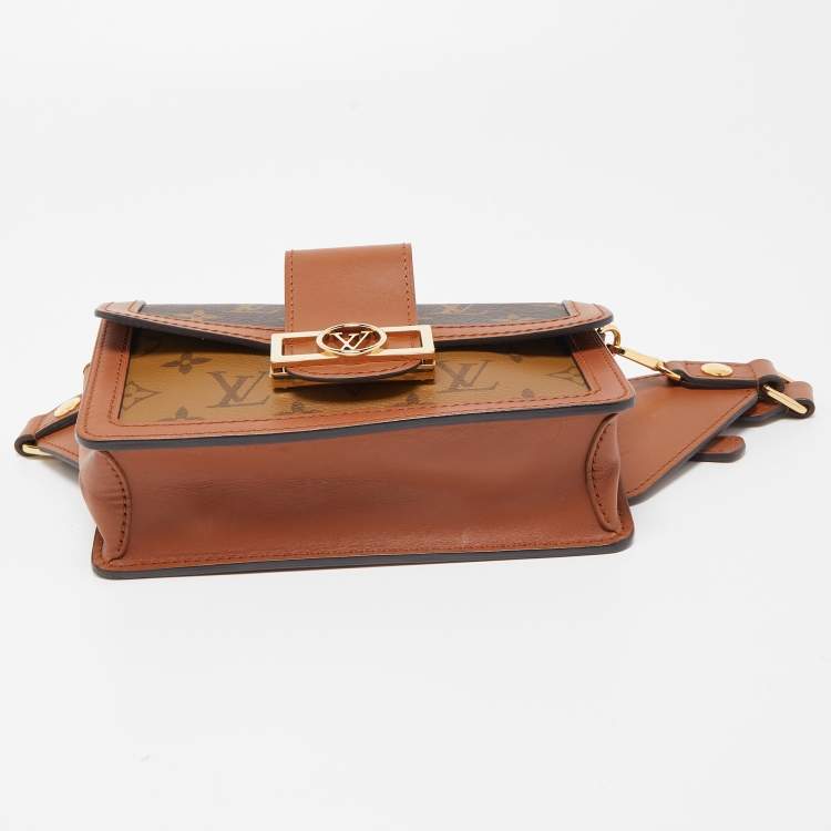Pre Owned Louis Vuitton Monogram Reverse Canvas Dauphine Bumbag Bag