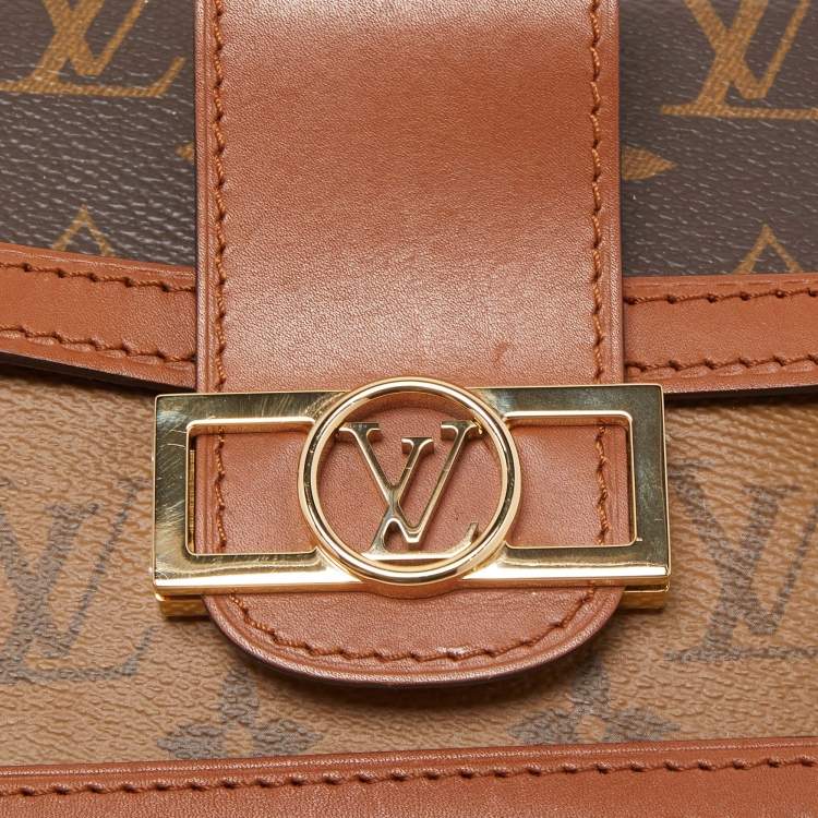 Pre Owned Louis Vuitton Monogram Reverse Canvas Dauphine Bumbag Bag