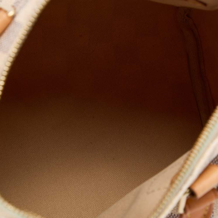 Pre Owned Louis Vuitton Damier Azur Canvas Speedy 25 Bag