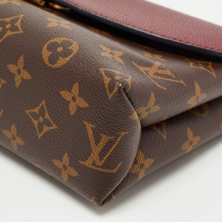 Pre Owned Louis Vuitton Cerise Monogram Canvas and Leather Saint Placide Bag