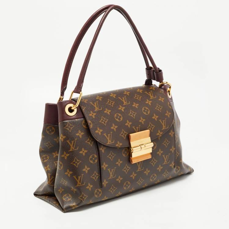 Pre Owned Louis Vuitton Aurore Monogram Canvas Olympe Bag