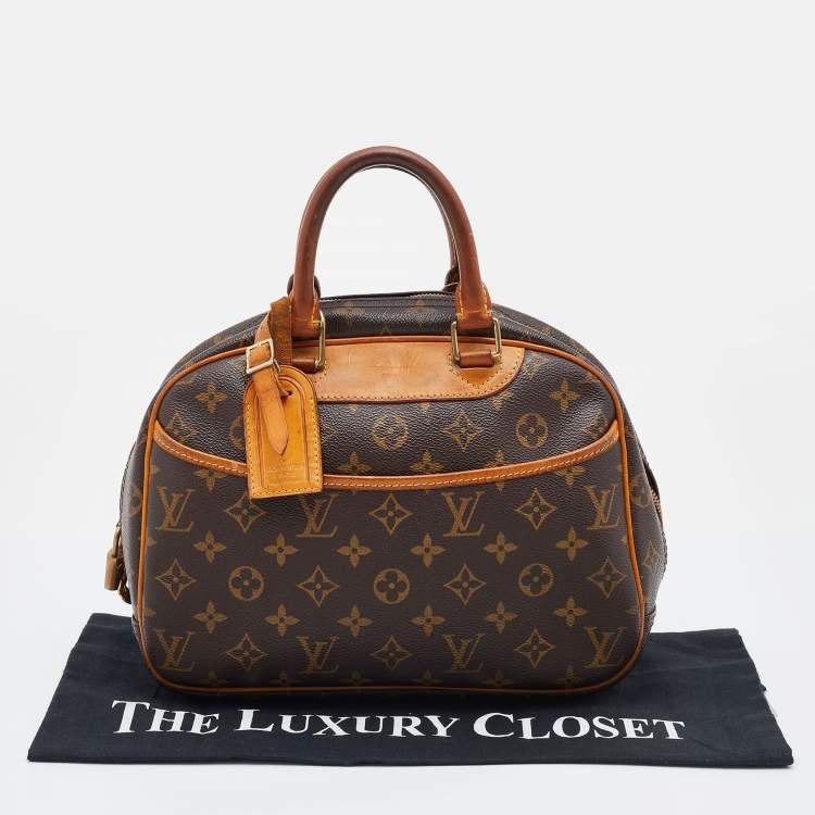 Pre Owned Louis Vuitton Monogram Canvas Trouville Bag