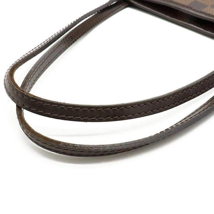 Pre Owned Louis Vuitton Brown Damier Ebene Canvas Neverfull MM Tote Bag