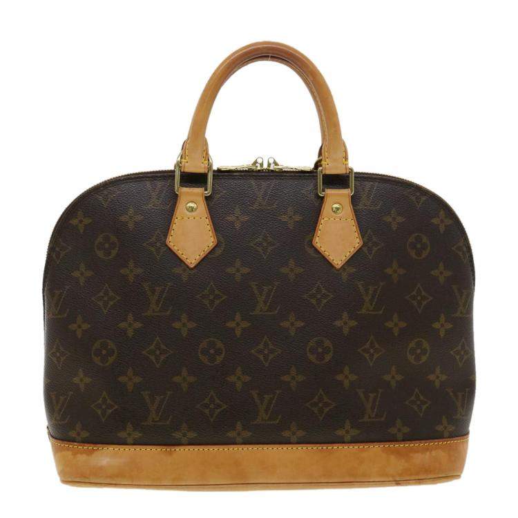 Pre Owned   Louis Vuitton Monogram Alma Hand Bag M51130 LV Auth pt4862