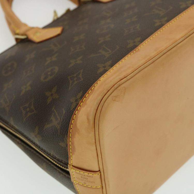 Pre Owned   Louis Vuitton Monogram Alma Hand Bag M51130 LV Auth pt4862