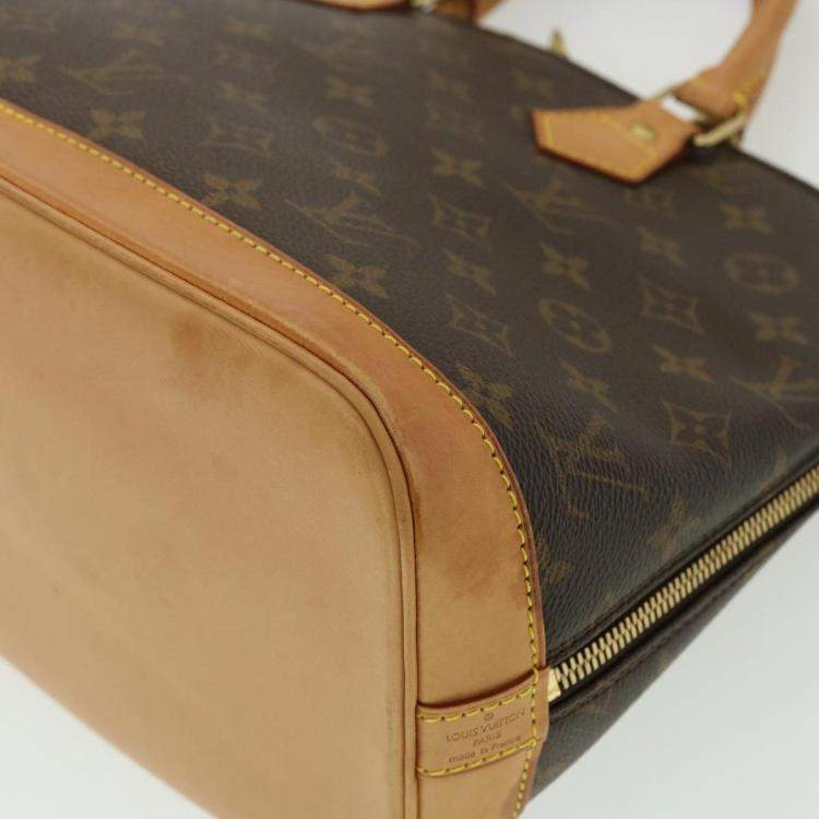 Pre Owned   Louis Vuitton Monogram Alma Hand Bag M51130 LV Auth pt4862