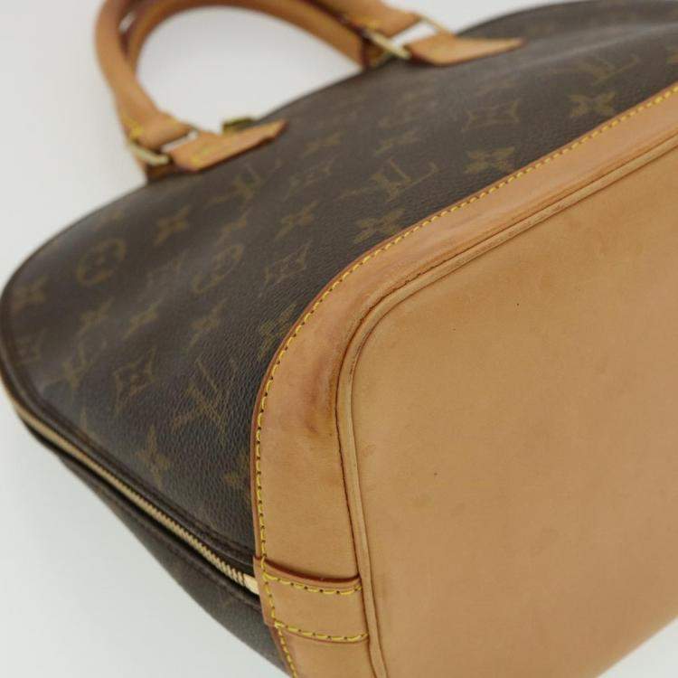 Pre Owned   Louis Vuitton Monogram Alma Hand Bag M51130 LV Auth pt4862