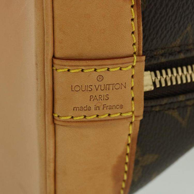 Pre Owned   Louis Vuitton Monogram Alma Hand Bag M51130 LV Auth pt4862