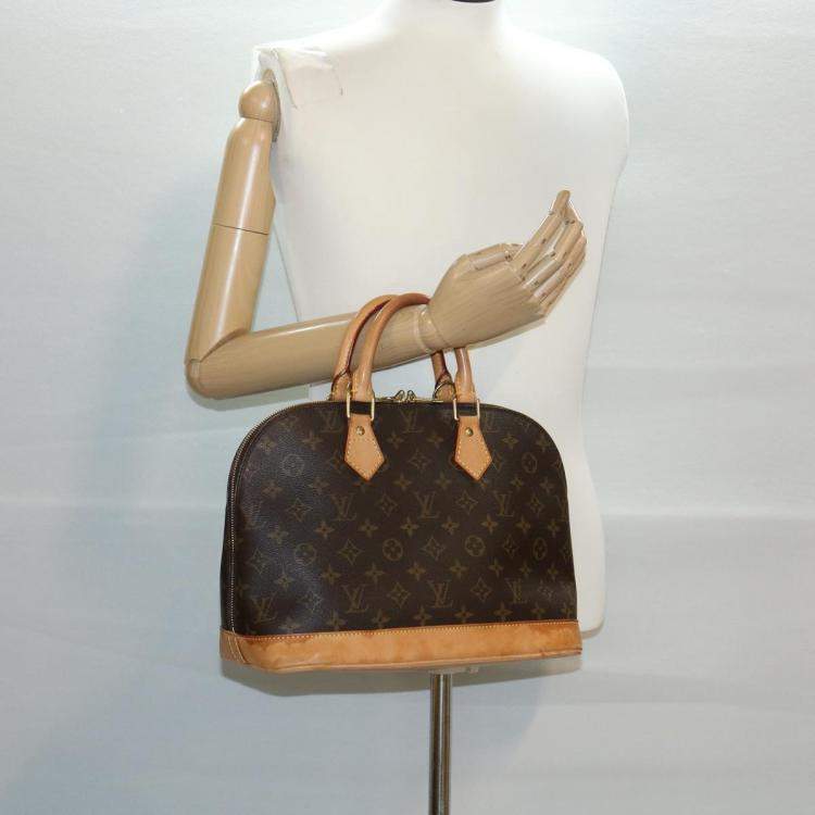Pre Owned   Louis Vuitton Monogram Alma Hand Bag M51130 LV Auth pt4862
