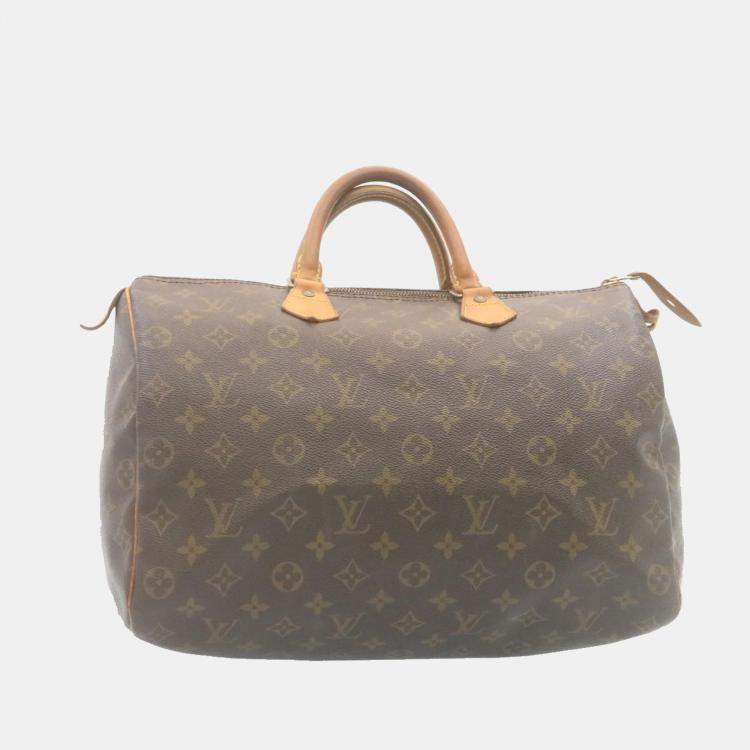 Authentic Louis Vuitton Monogram Speedy 35 Handbag