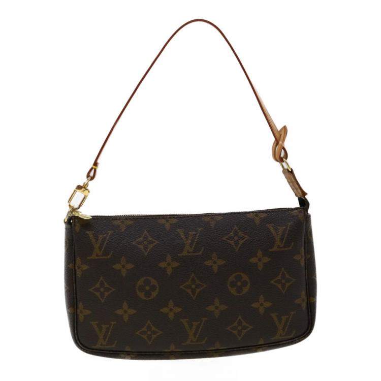 Pre Owned Louis Vuitton Monogram Pochette Accessoires Pouch M51980 LV Auth 30112