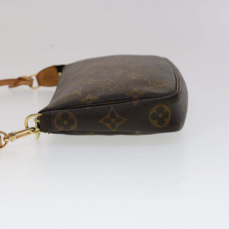 Pre Owned Louis Vuitton Monogram Pochette Accessoires Pouch M51980 LV Auth 30112
