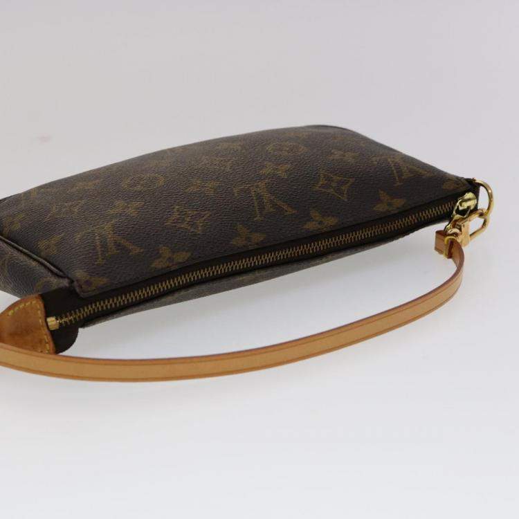 Pre Owned Louis Vuitton Monogram Pochette Accessoires Pouch M51980 LV Auth 30112