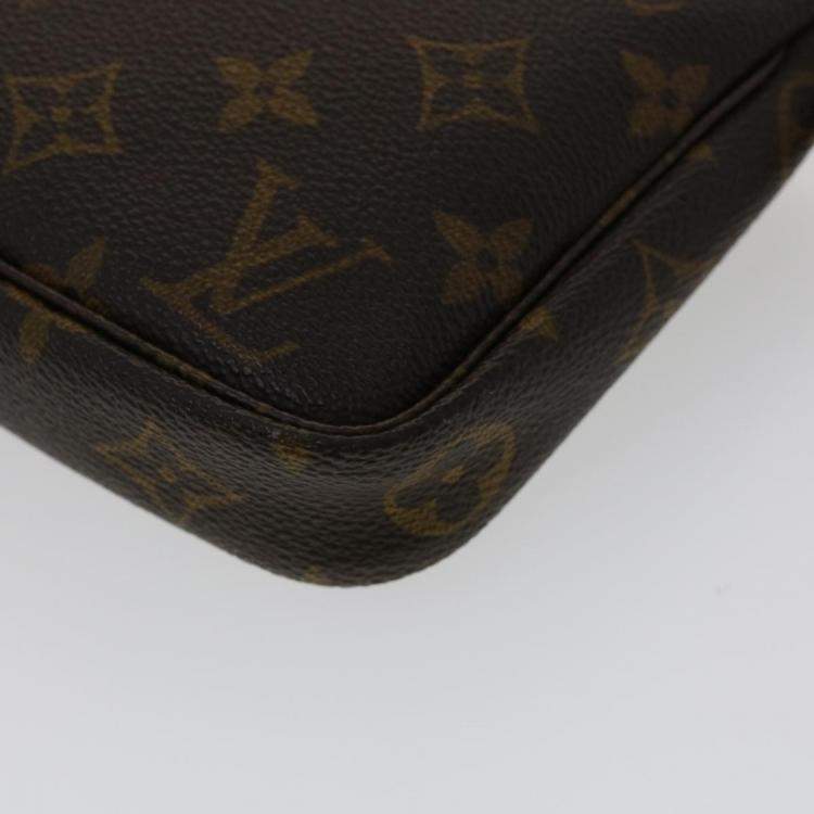 Pre Owned Louis Vuitton Monogram Pochette Accessoires Pouch M51980 LV Auth 30112