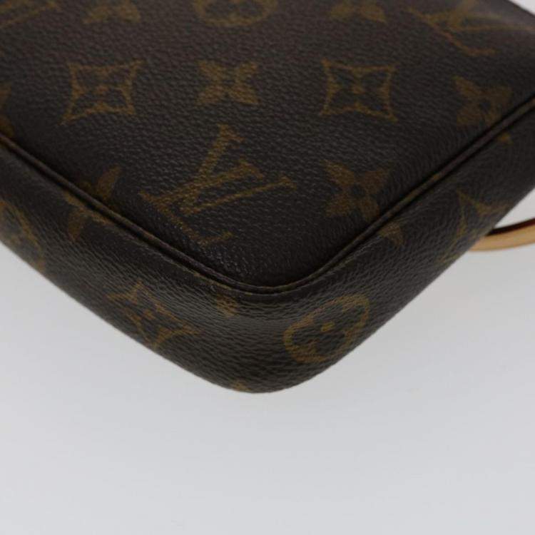 Pre Owned Louis Vuitton Monogram Pochette Accessoires Pouch M51980 LV Auth 30112