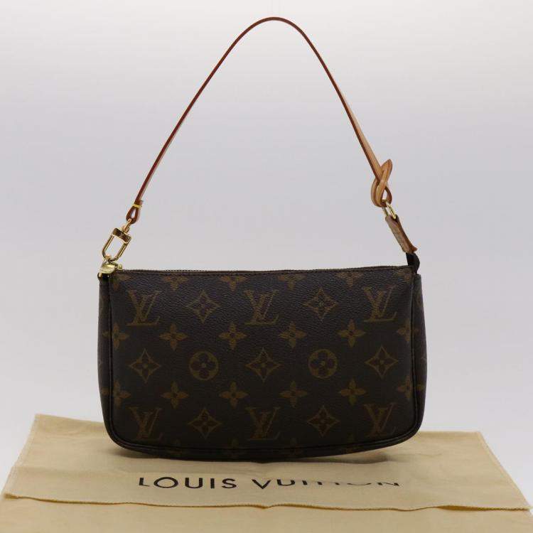 Pre Owned Louis Vuitton Monogram Pochette Accessoires Pouch M51980 LV Auth 30112