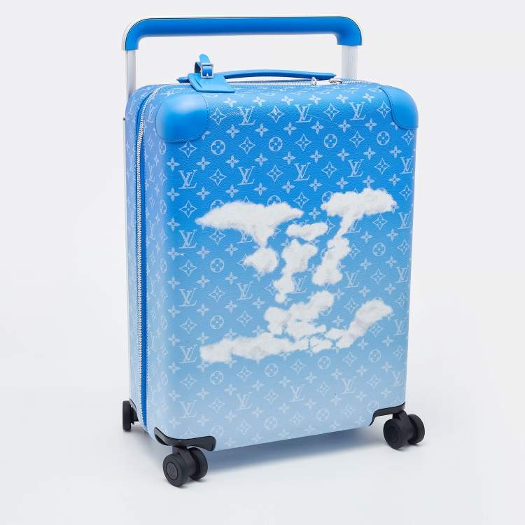 Pre Owned Louis Vuitton Monogram Clouds Canvas Horizon 55 Suitcase