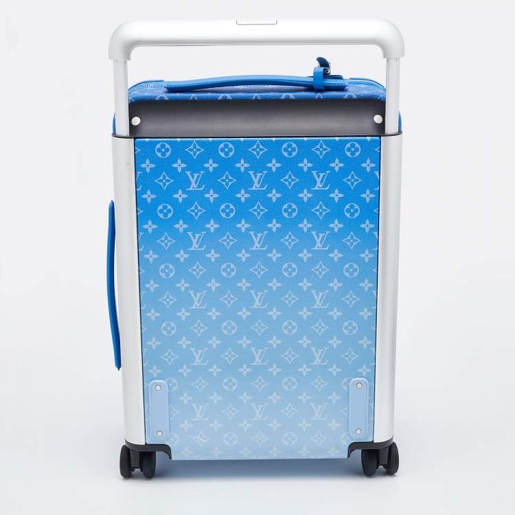 Pre Owned Louis Vuitton Monogram Clouds Canvas Horizon 55 Suitcase