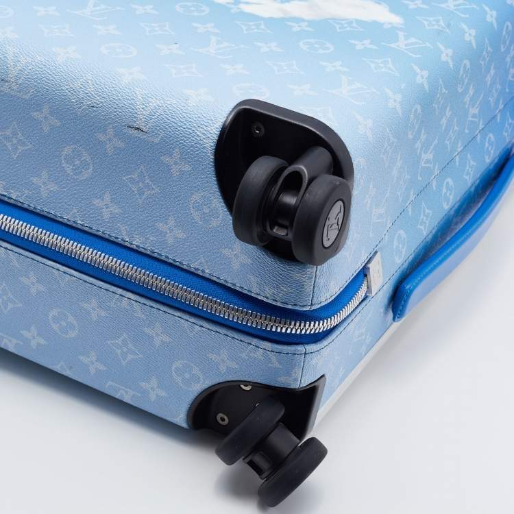 Pre Owned Louis Vuitton Monogram Clouds Canvas Horizon 55 Suitcase