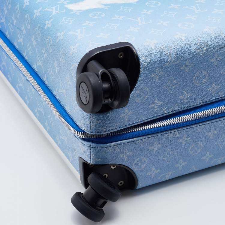 Pre Owned Louis Vuitton Monogram Clouds Canvas Horizon 55 Suitcase