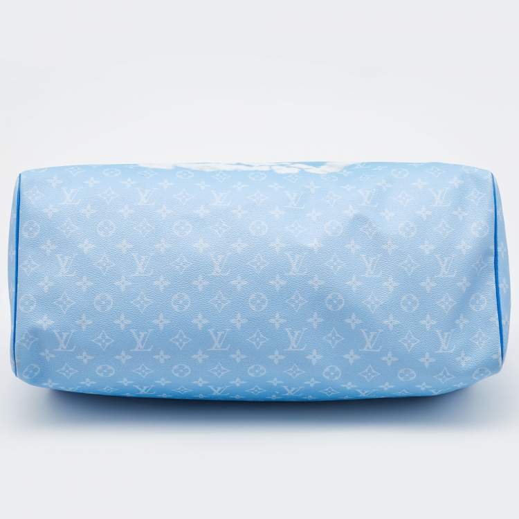 Pre Owned Louis Vuitton Monogram Clouds Canvas Keepall 50 Bag