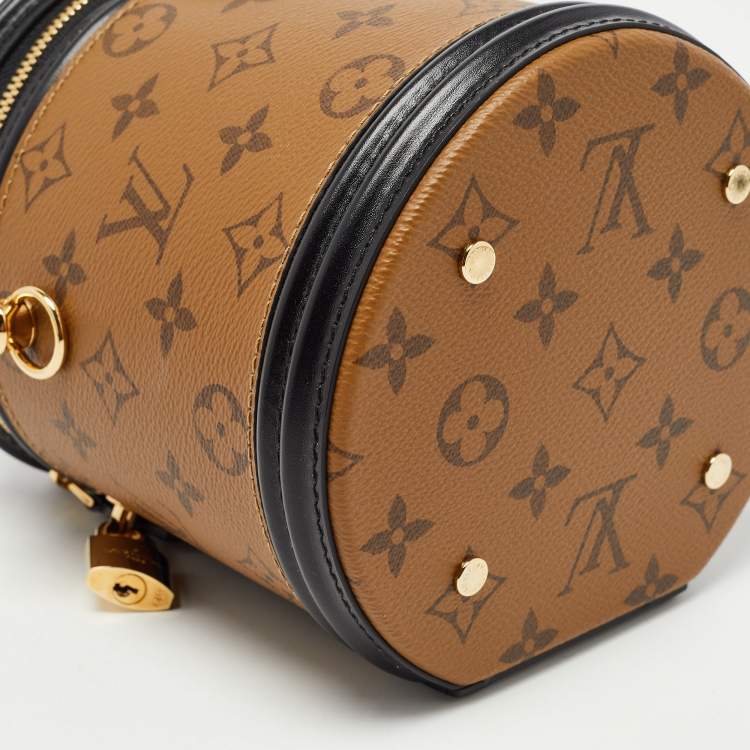 Pre Owned Louis Vuitton Monogram and Reverse Monogram Canvas Cannes Bag