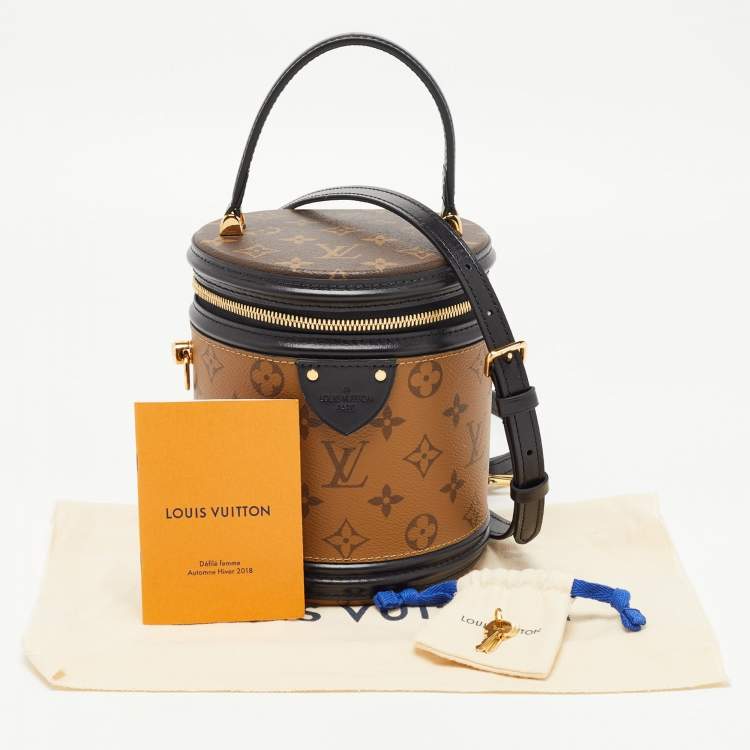 Pre Owned Louis Vuitton Monogram and Reverse Monogram Canvas Cannes Bag