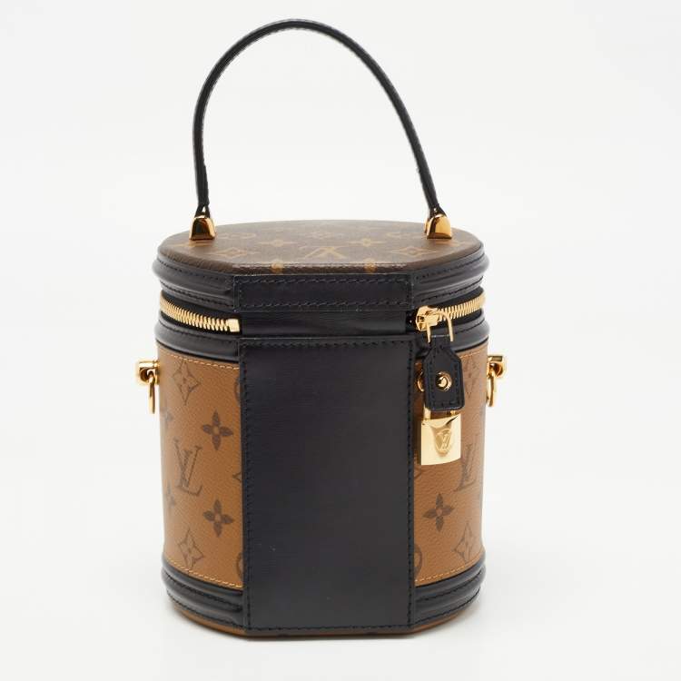 Pre Owned Louis Vuitton Monogram and Reverse Monogram Canvas Cannes Bag