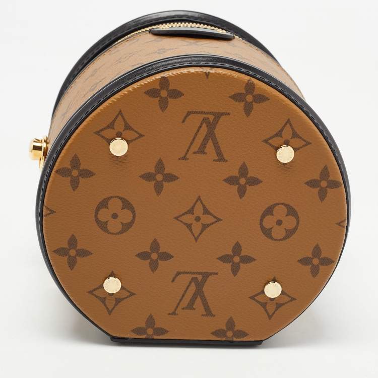 Pre Owned Louis Vuitton Monogram and Reverse Monogram Canvas Cannes Bag