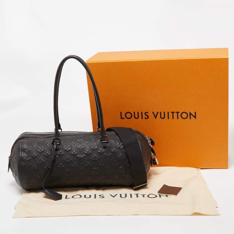 Pre Owned Louis Vuitton Black Monogram Revelation Neo Papillon GM Bag