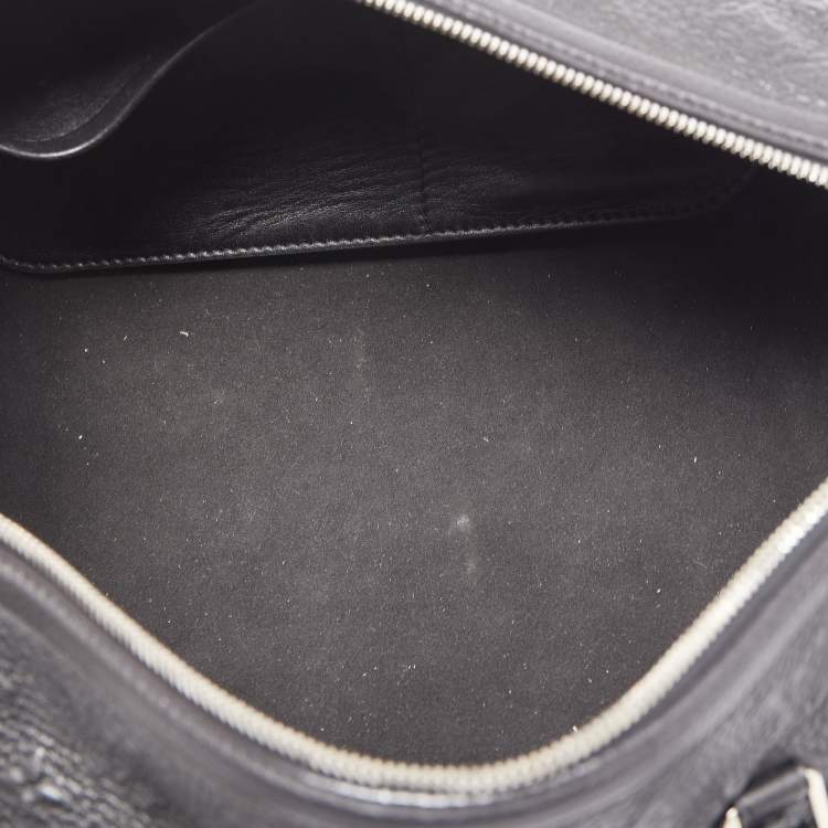 Pre Owned Louis Vuitton Black Monogram Revelation Neo Papillon GM Bag
