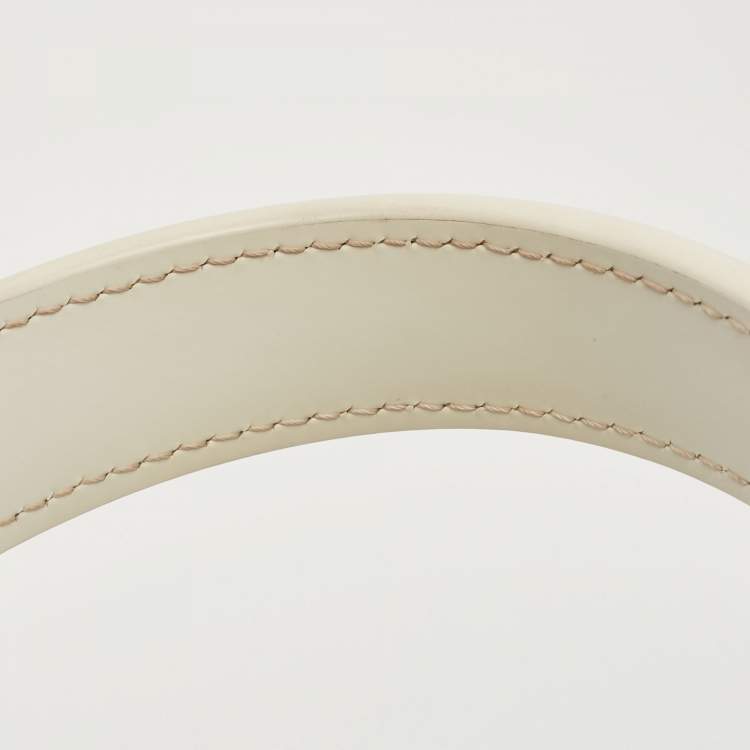 مملوكة مسبقًا Louis Vuitton White Epi Leather Lovelock NeoNoe MM Bag