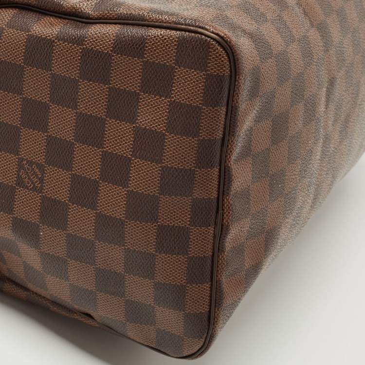 Pre Owned Louis Vuitton Damier Ebene Canvas Speedy 35 Bag
