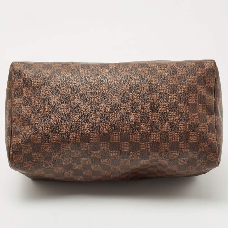 Pre Owned Louis Vuitton Damier Ebene Canvas Speedy 35 Bag