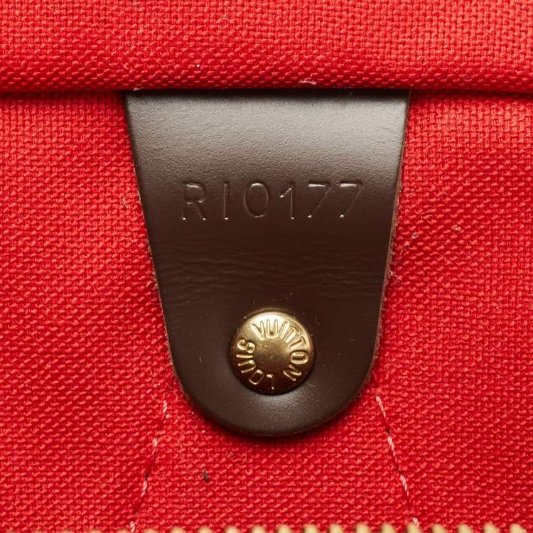 Pre Owned Louis Vuitton Damier Ebene Canvas Speedy 35 Bag