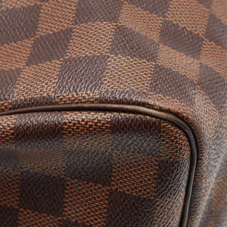 Pre Owned Louis Vuitton Damier Ebene Canvas Speedy 35 Bag