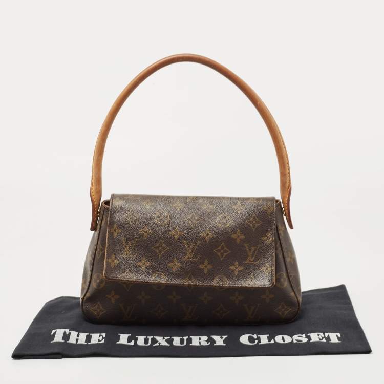 Pre Owned Louis Vuitton Monogram Canvas Looping PM Bag