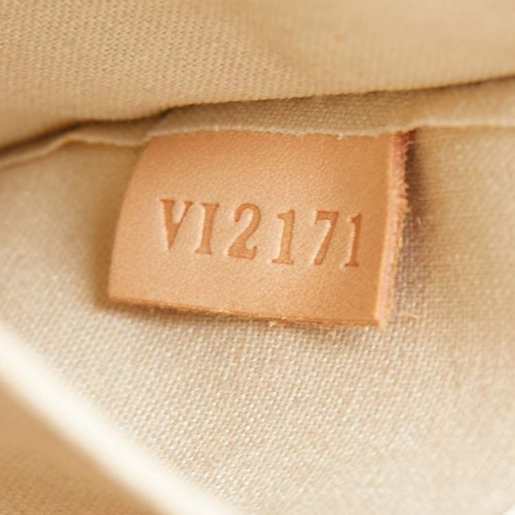 Pre Owned Louis Vuitton Citrine Monogram Vernis Brea MM Bag
