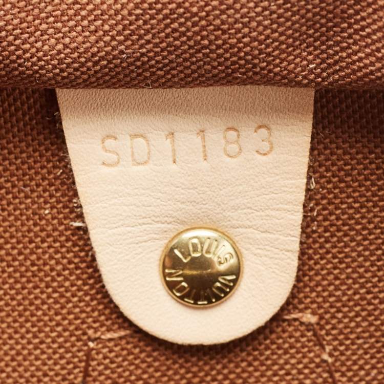 Pre Owned Louis Vuitton Monogram Canvas Speedy 30 Bag