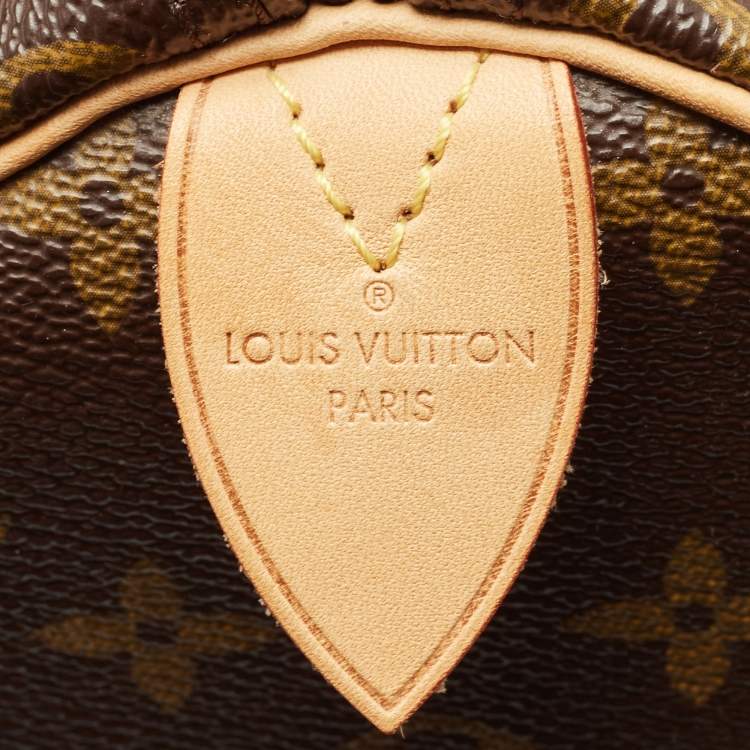Pre Owned Louis Vuitton Monogram Canvas Speedy 30 Bag