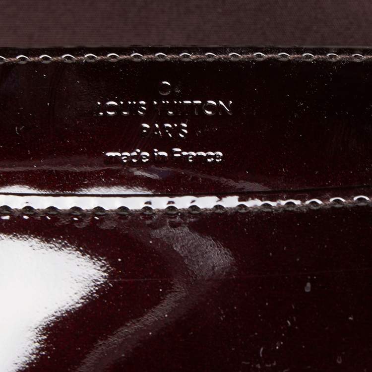 Pre Owned Louis Vuitton Amarante Vernis Chain Louise GM Bag