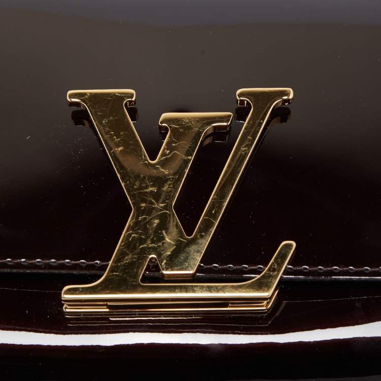 Pre Owned Louis Vuitton Amarante Vernis Chain Louise GM Bag
