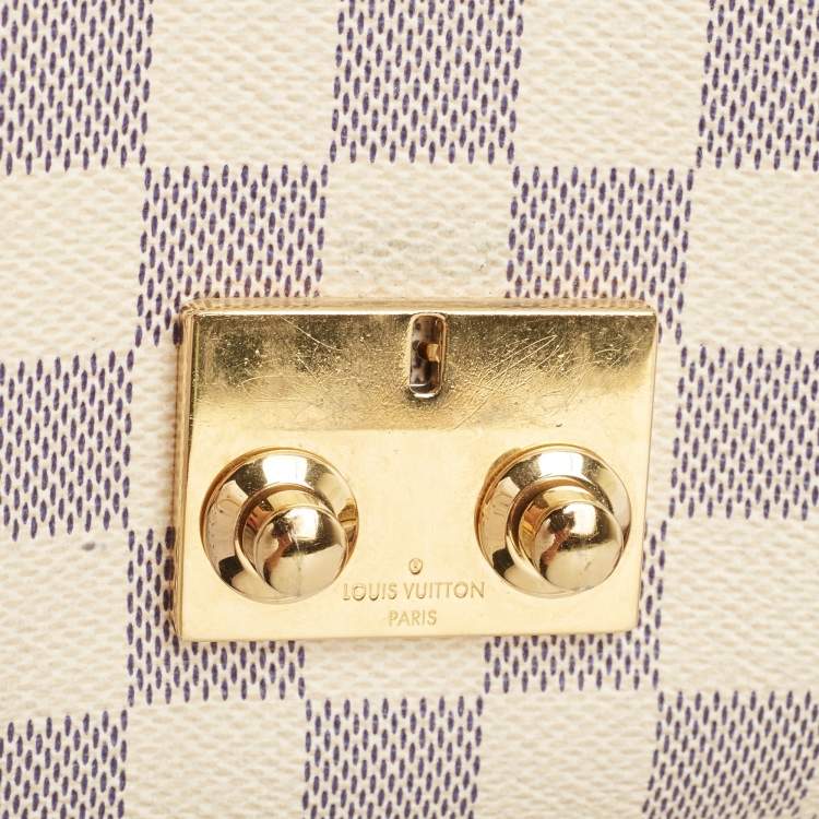 مملوكة مسبقًا Louis Vuitton Damier Azur Canvas Croisette Bag