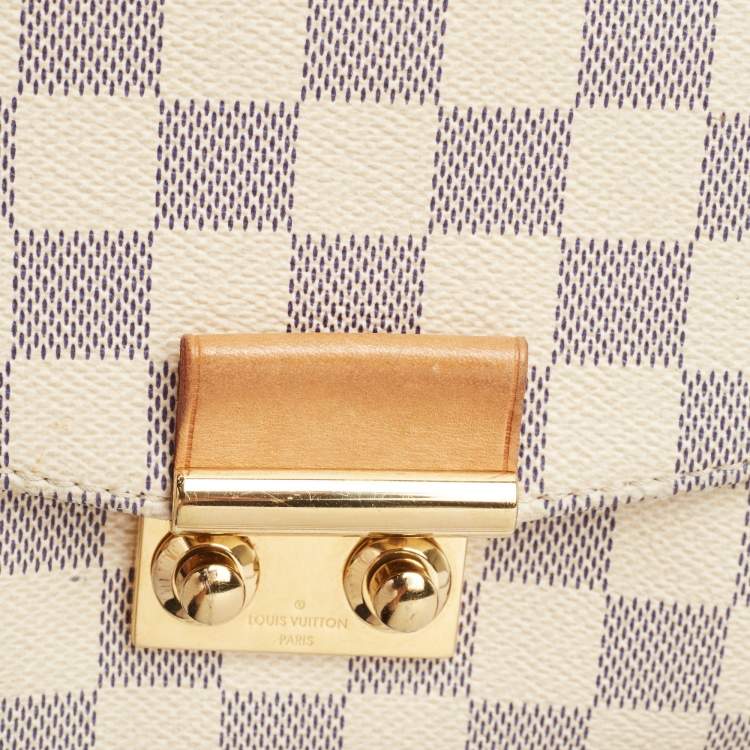 مملوكة مسبقًا Louis Vuitton Damier Azur Canvas Croisette Bag