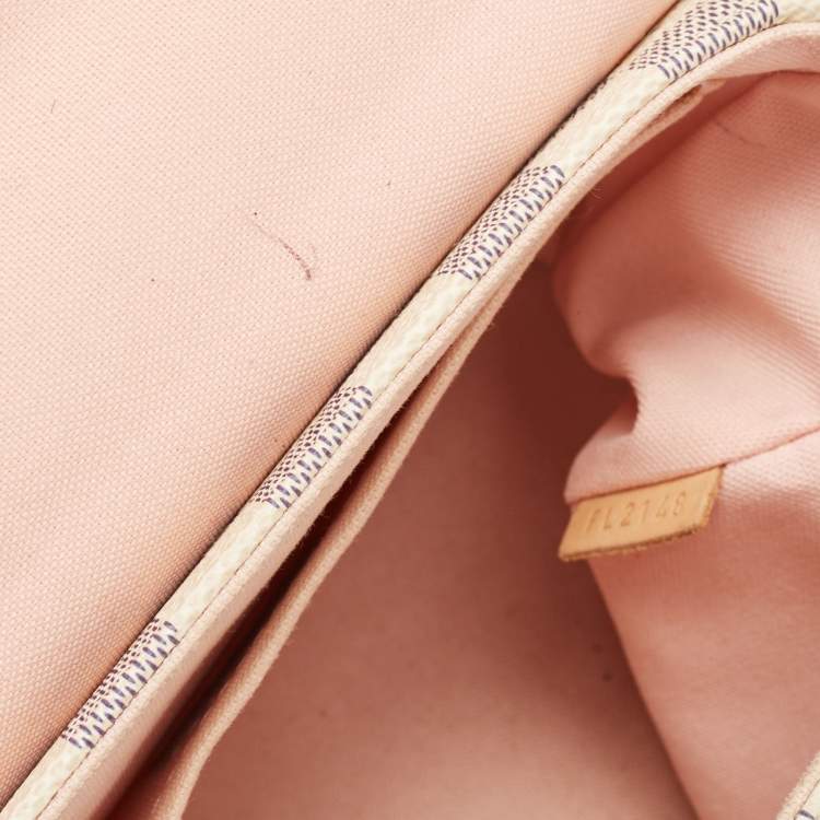 مملوكة مسبقًا Louis Vuitton Damier Azur Canvas Croisette Bag